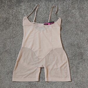 La SENZA Nude High-Waist Shapewear Bodysuit with Adjustable Straps